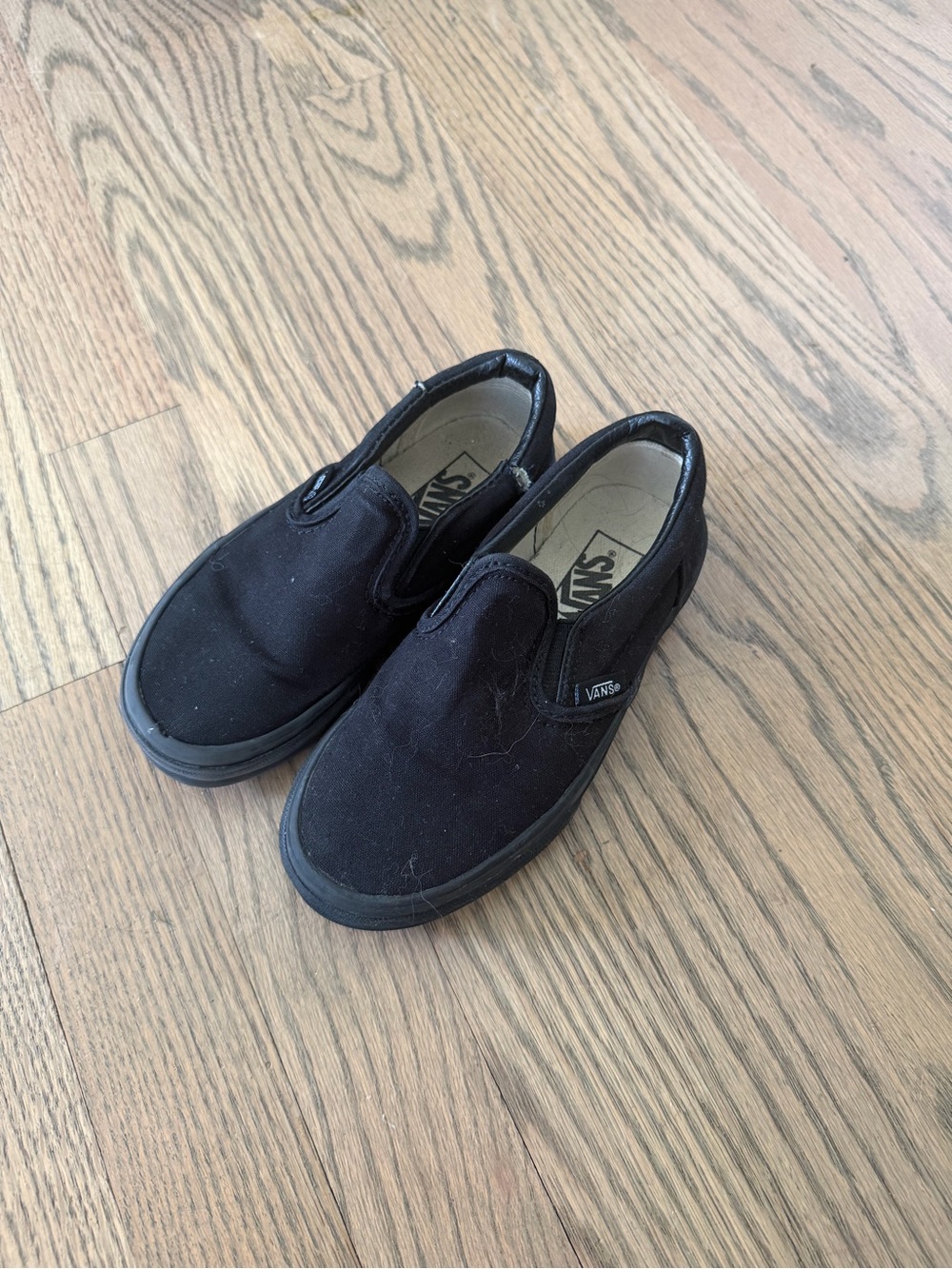 Vans Classic Slip-On Canvas Loafers - Black